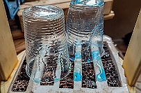 Stylos Fev 22 -6 Fabrication des carrelets dans lesquels seront tournés les stylos.