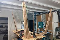 Perriere-Table-Ormeau IMG-20231201-WA0004 Montage à blanc. C'est bon. Jointif au plan et à l'assemblage. Ouf !!!