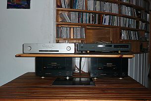 P1130398 Essai du préampli Quicksilver. Avec platine Rotel et DENON 4400A.