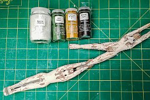 sculpture Pichon-5 Les pigments pour la patine.