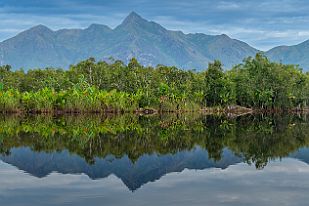 MAD00871 Nous sommes aux alentour de Fort-Dauphin et nous partons en bateau pour une mini rando vers la crique de Lokaro.