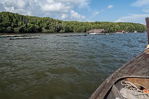 Thailande Marianne 2019 - DSCF3054 Village flottant avec cages à poissons.