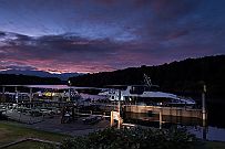 NZ -8050 Un coucher de soleil étonnant et des couleurs telles que sur la photo (celle-ci et les suivantes).