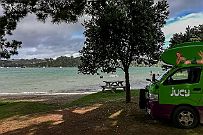 NZ -164805 Sandspit. Nous sommes ici pour prendre un bateau et visiter Kawau Island.