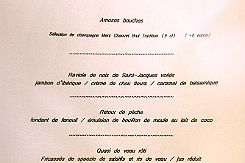 DSCF9922 Ici, c'est un menu en 5 temps avec un seul choix, celui de la viande. Vous êtes donc assuré d'avoir du frais.