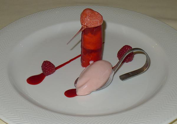 Dessert blanc-manger