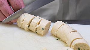 T.Morel - 01 - Mousseline Gambas 007 Boudin de mousseline
